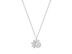 Moissanite Diamond 16 Pendant Necklace