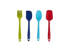 RSVP International Ela Collection Silicone Spatula Set