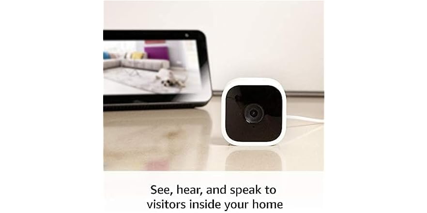 Mini Smart (NEW) Blink Mini - Compact indoor plug-in smart security camera