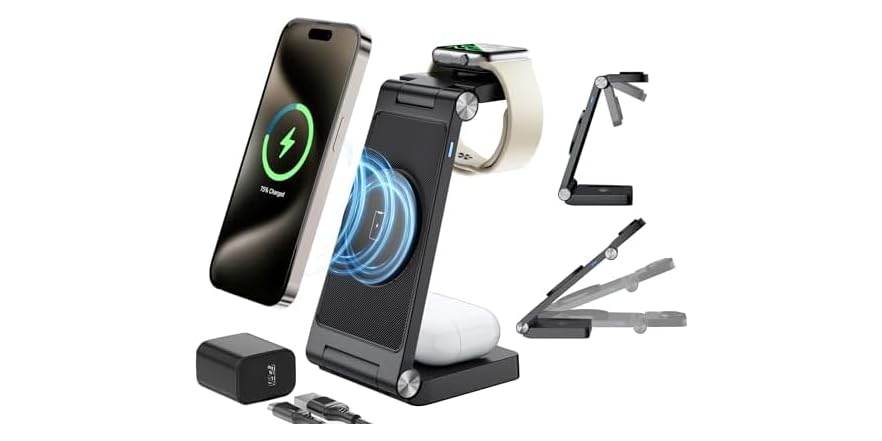 3-in-1 Wireless Charging Station for Apple