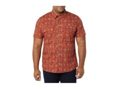 Amazon Essentials Slim-Fit Utility Shirt, Clay (L)