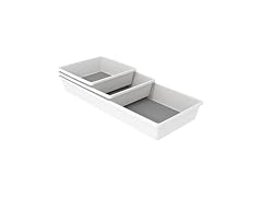 Oggi Set of 3 White Drawer Organizers