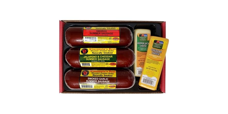 Wisconsin Premium Cheese & Sausage Gift Box