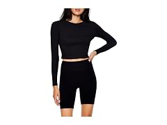 Forever 21  (XS) Cotton-Blend Crop Top