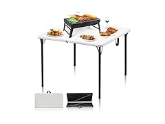 Outspurge 34" Portable Square Folding Table