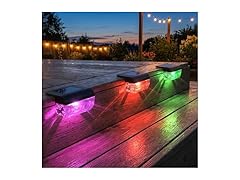 RGB Solar Deck Lights 16 Pck