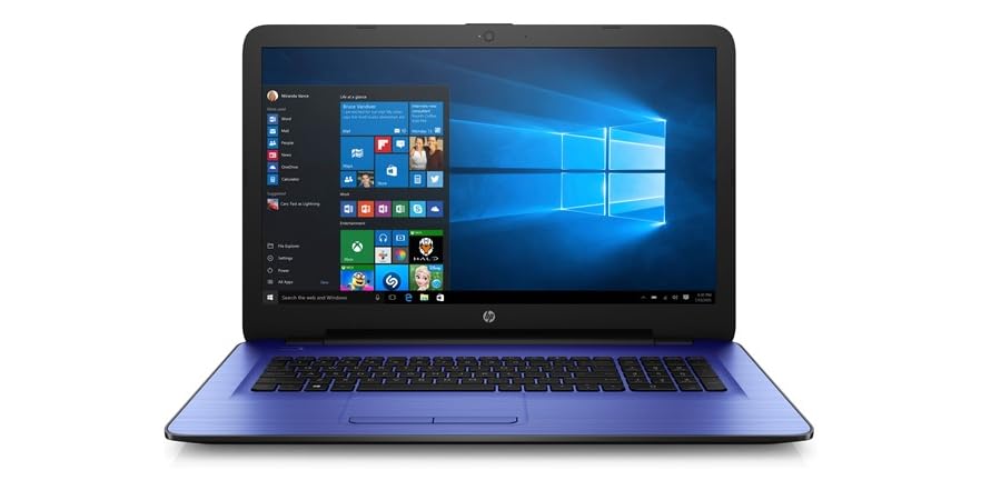HP 17.3" Intel Dual-Core Laptop (Your Choice: Color)