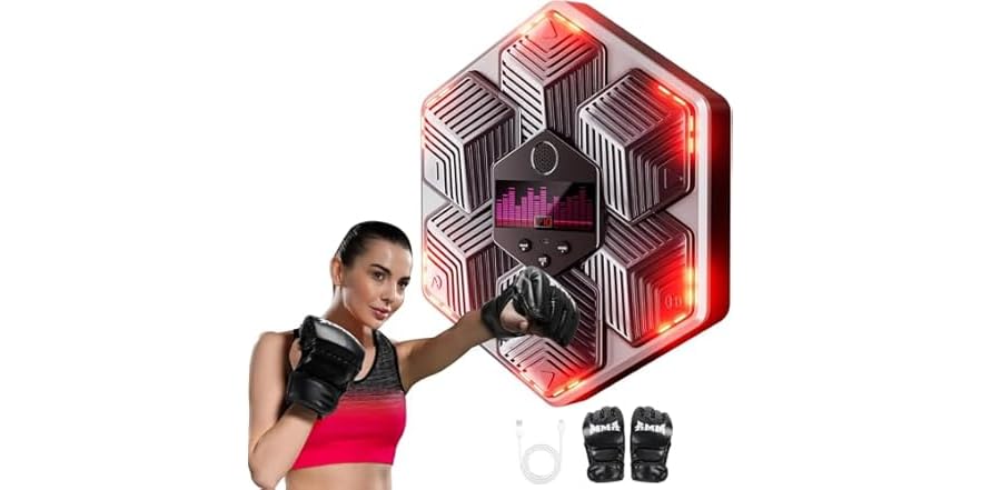 VAGAU Wall Boxing Machine with Gloves