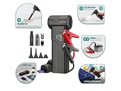 Pursuit R55 5-in-1 Jump Starter, Vac, Power Bank, Inflator