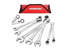 WORKPRO 7pc Reversible Ratchet Set