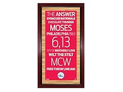 Philadelphia 76ers 16" x 32" Sign