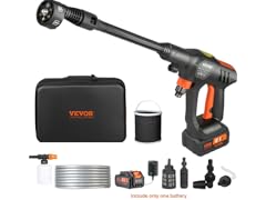 VEVOR Cordless Pressure Washer, 652-PSI 1.1 GPM