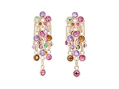 SUNNYOUTH Rhinestone Dangle Earrings