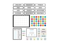 CTP Core Décor Calendar Set Bulletin Board, 67-Pc