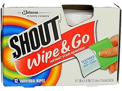 Shout Wipe & Go Instant Stain Remover - 12 CT