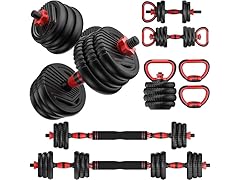 UNNMIIY Adjustable Dumbbells | 45lbs