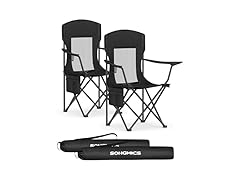SONGMICS Breathable Camping Chairs 2-Pack