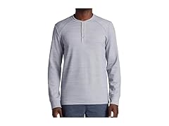 Gaiam Mens Cozy & Cool Henley Shirt