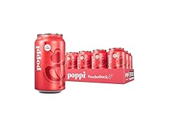 12PK Poppi Sparkling Prebiotic Soda Shirley Temple