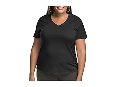 Just My Size Womens V-neck Tshirt