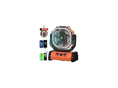 ADUST 20000mAh Battery Camping Fan