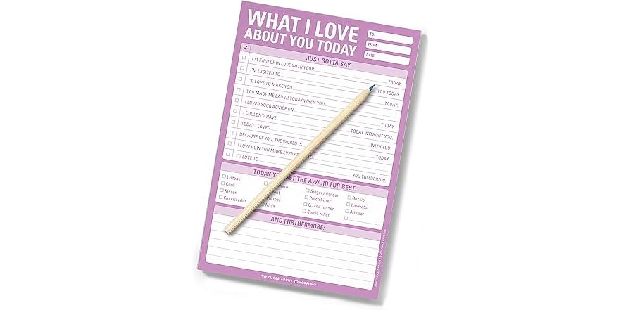 Knock Knock Love Note Pad