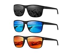 WZERRY Square Polarized Sunglasses Unisex