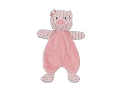 Linzy Plush Flat Crinklez Pig Dog Toy, S
