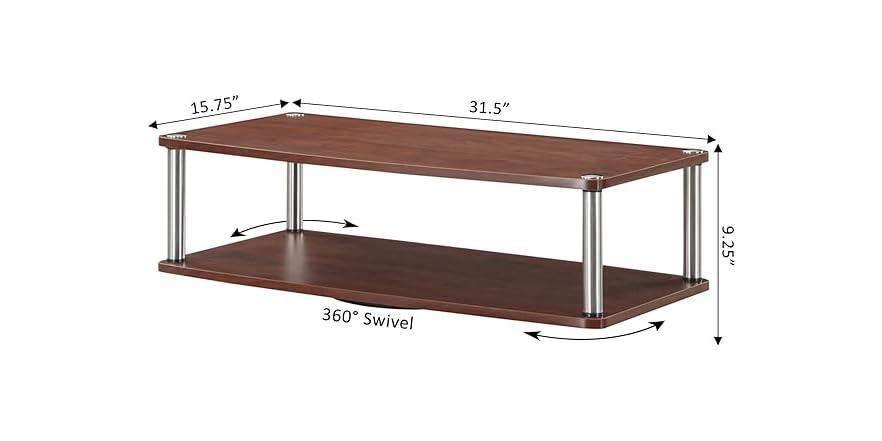 Designs2Go XL Two Tier Swivel Riser
