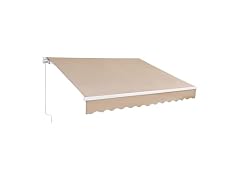 Manual Retractable Awning, 8 x 7 ft Outdoor