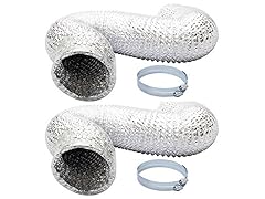 Ducting Aluminum Foil Vent, 2 Pack