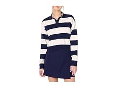 The Drop Women Joan Splitneck Polo Long Sweater