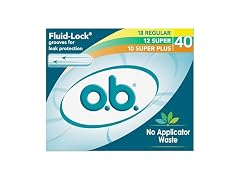 OB Tampons No Applicator Fragrance Free 40ct