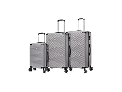 Tucci Italy Avenza Hardside Travel Suitcase Set of 3