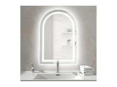 24"x36" Arched LED Bathroom Mirror