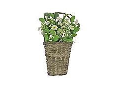 National Tree Company Artificial Hanging Wall Basket