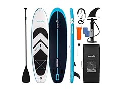 SereneLife 11’ Inflatable SUP Stand-Up Paddle Board
