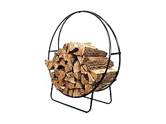 Sunnydaze 48-Inch Outdoor Firewood Rack Hoop