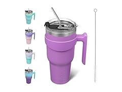BJPKPK BJPKPK Tumbler With Handle 40 oz Stainle