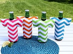 Neoprene T-Shirt Bottle Covers 6.5"H S/4