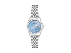 Armitron Crystal Watch Silver/Light Blue