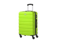 AnyZip W0893 Medium Luggage 24 Inch Applegreen (Open Box)