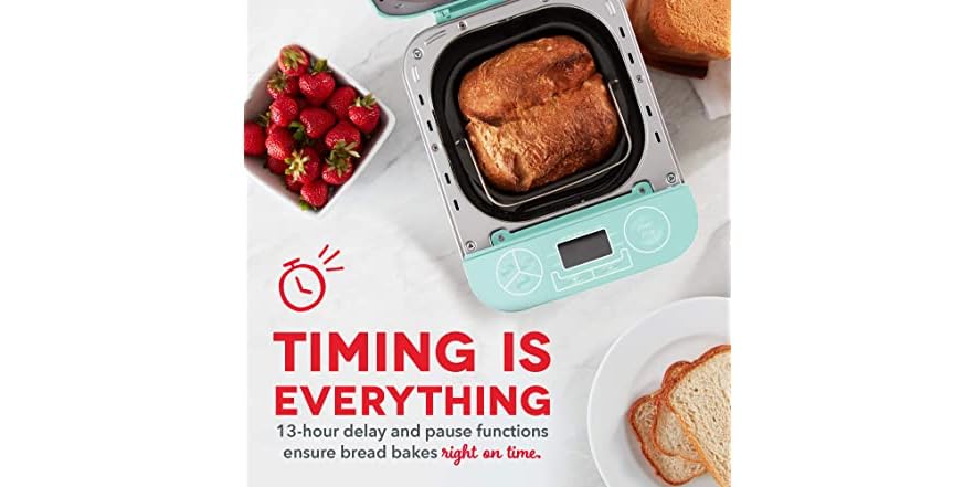 Dash Everyday Stainless Steel Bread Maker