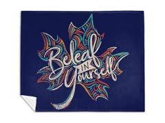 "Beleaf in Yourself" Mink Fleece Blanket