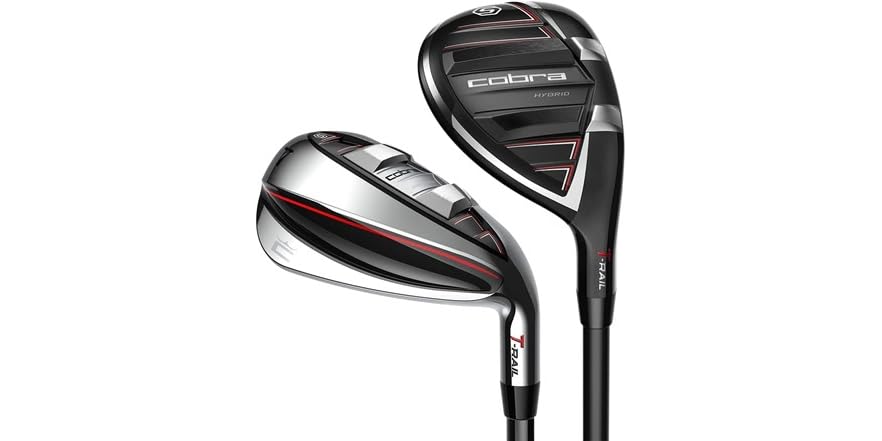 Cobra T-Rail Hybrid Jeu de Fer Hommes Rh 5-PW Graphite Lite