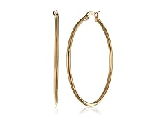 Amazon Essentials Women 40mm Yellow 18K Earrings