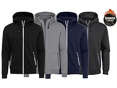 3Pk Mens Sherpa Classic Tech Zip Hoodie