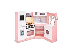 Corner Kitchen Playset Pink