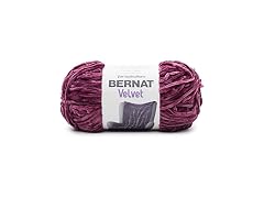 Bernat - 16103232004 Velvet Yarn, 10.5 oz, Burgundy Plum