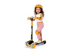 Nattork Orange Kids Scooter for Age 3-8